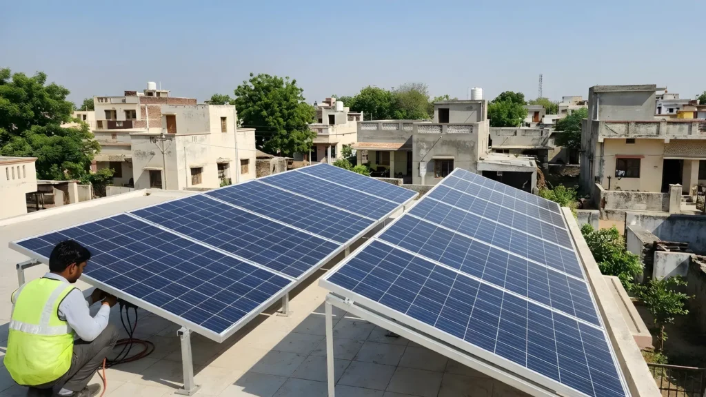 What is the price of 3 kW solar panel in Gujarat