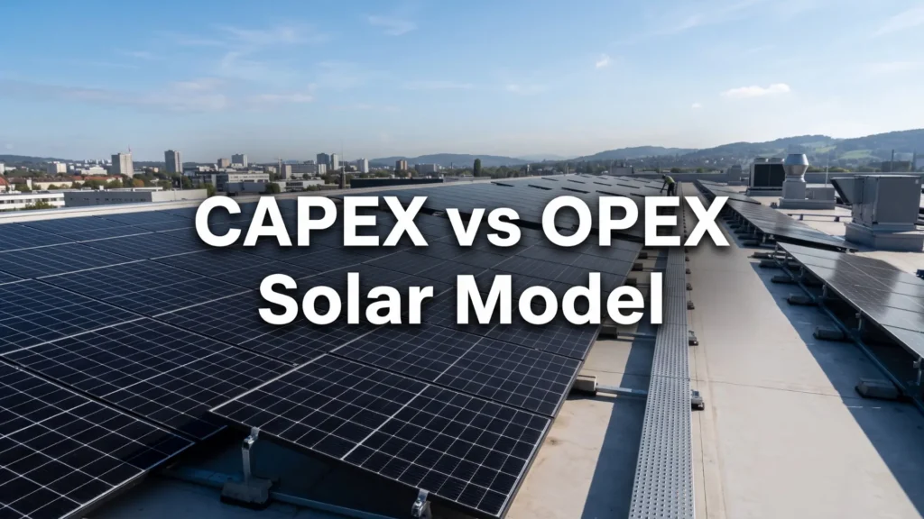 CAPEX vs OPEX Solar Model Which is better